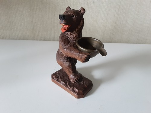 Ancienne sculpture ours - ancienne,