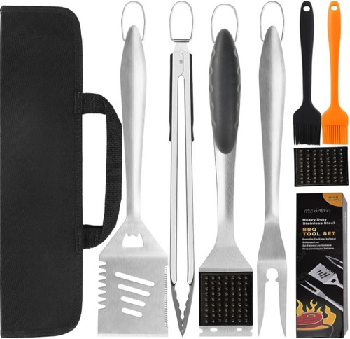 Kit bbq piezas acero - 8,