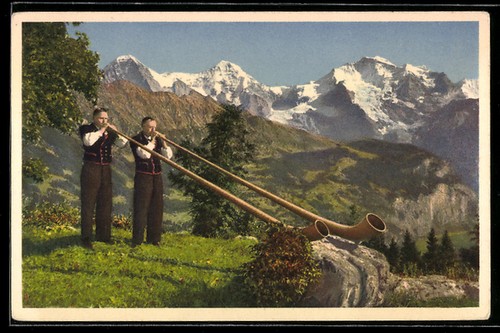 Carte postale deux cor des - deux,
