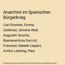 Anarchist im Spanischen