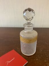 Flacon givré en cristal de