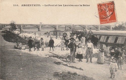 Argenteuil pont et les - le,