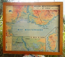 Ancienne carte géographie mdi - carte,