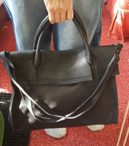 Sac main cuir - cuir, souple