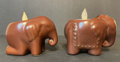 Set two partylite - two, brown