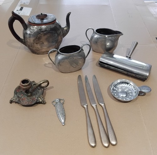 Lot objets anciens brocante - objets,