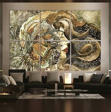 Cosma 6 Toile Bild-Set