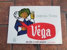 Carton Publicitaire  " Bière VEGA "  Motte Cordonnier Lille