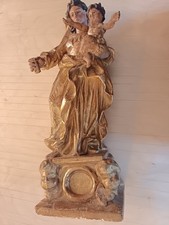 Statue en bois dorée du 18