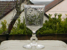 Verre à eau ancien en cristal