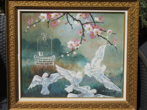Tableau huile sur - tableau,