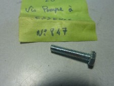 1 Vis de pompe à essence 4x75 ancien stock solex bobine allumage / éclairage