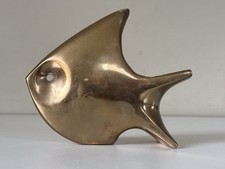 Cendrier Bronze Poisson Design