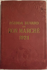AGENDA BUVARD BON MARCHE 1921