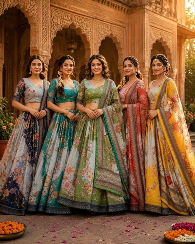 Fête Lehnga choli designer