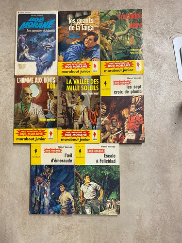 Lot livres bob morane - ",