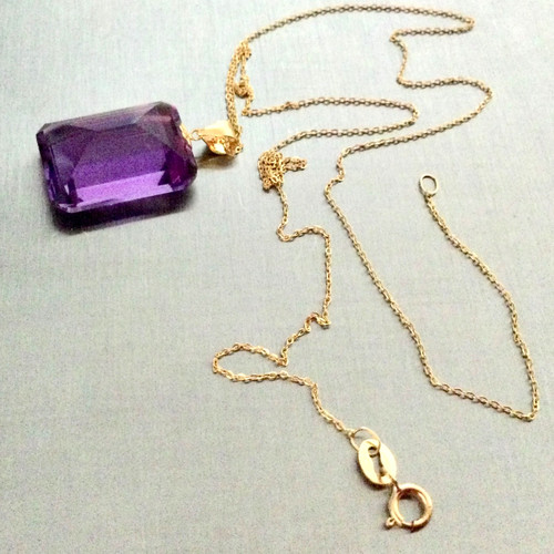 Jaune carats collier - 18, carats-collier
