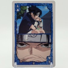 Cartes à jouer Naruto Shippuden Sasuke Uchiha Jump #A Anime Japonais Rare Vin...