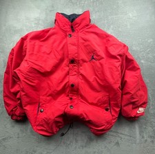 V076. Veste rare vintage Nike Jordan Jumpman – rouge et bleu marine – intérieur