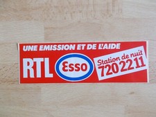 Autocollant RTL - ESSO -