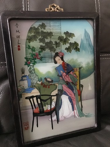 Tableau peinture fixee sous - peinture,