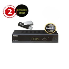 PACK OPTEX 9832 TNT HD DOUBLE TUNER + DISQUE DUR EXTERNE (CLÉS USB 16G)