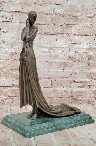 Sculpture élégante bronze - sculpture,