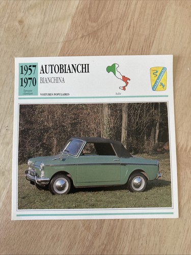 Autobianchi bianchina 1957 - autobianchi, /