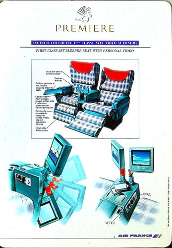 Air france première - air, fauteuil