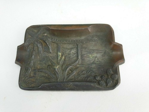 Cendrier vide poche - poche, bronze