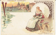 CARTE PUBLICITAIRE CHOCOLAT