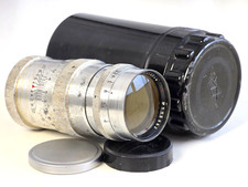 Objectif Jupiter-11 13,5 cm F/4 rouge "P", URSS pour monture FED Zorki Leica ...