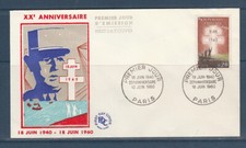 enveloppe 1er jour De Gaulle