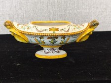 ANCIENNE ET JOLIE JARDINIERE EN FAIENCE ITALIENNE DE PESARO  NO MINGHETTI