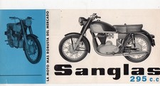 ( moto) vieux papiers publicité :SANGLAS 295CC  (P46589)