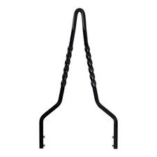 Cycle Visions Twisted Stick Sissy Bar 18" Noir