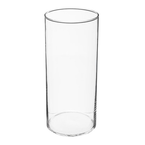 Vase cylindrique verre 30cm - vase,