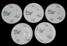 limoges BERNARDAUD 10 assiettes model marie antoinette rare : vert