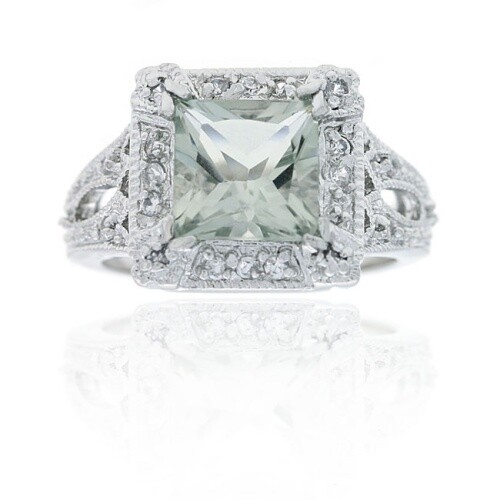 Bague carrée argent 925 - bague,