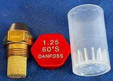 DANFOSS GICLEUR Buse brûleur CHAUDIERE fuel fioul mazout 1.25 60°S 4,71 kg/h