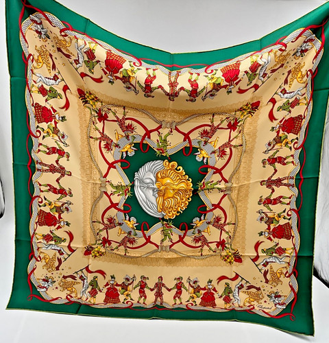 Authentique foulard carré - , en