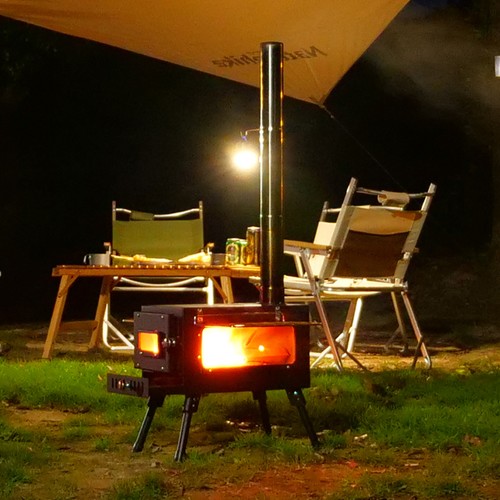 Poêle bois camping - poêle,