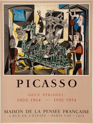 Pablo picasso affiche - picasso,, deux