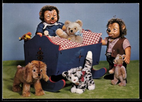 Carte postale steiff - postale, animaux
