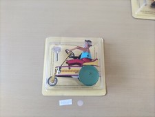 CLOWN MÉCANIQUE EN FER BLANC