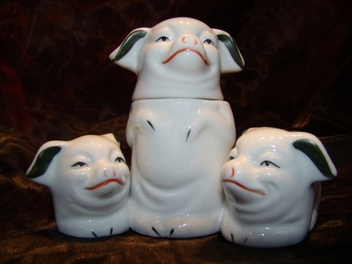 Moutardier sel poivre figurine - sel,
