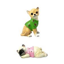 Statue de chien adorable