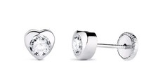 Boucles D'Oreilles Or Blanc