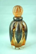 Bouteille verre Murano ornée