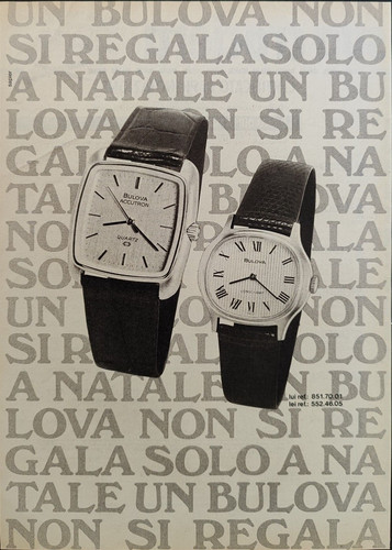 Bulova publicité page 1979 - page,